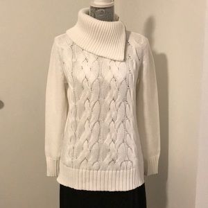 Liz Claiborne white sweater
